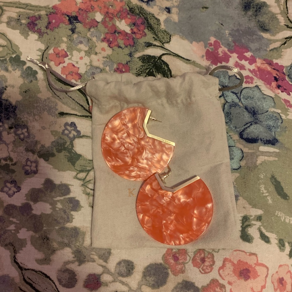 Kendra Scott Coral Earrings